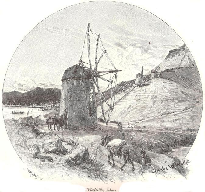 Razos Windmill Villa Vathy  Eksteriør billede